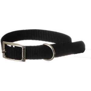 Coastal Pet Dog Collar Small 10in Black New Nylon Adjustable Training Buckle